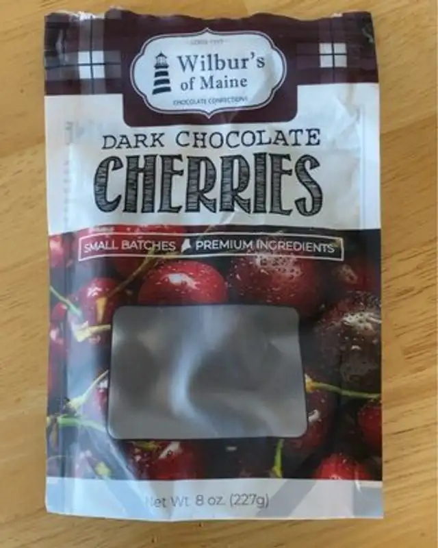 Dark chocolate cherries