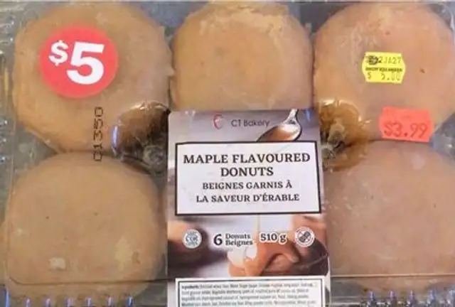 Beignes garnis à la saveur d’érable