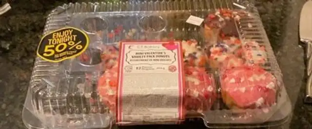Mini valentine’s variety pack donuts