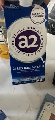2% Reduced Fat Milk