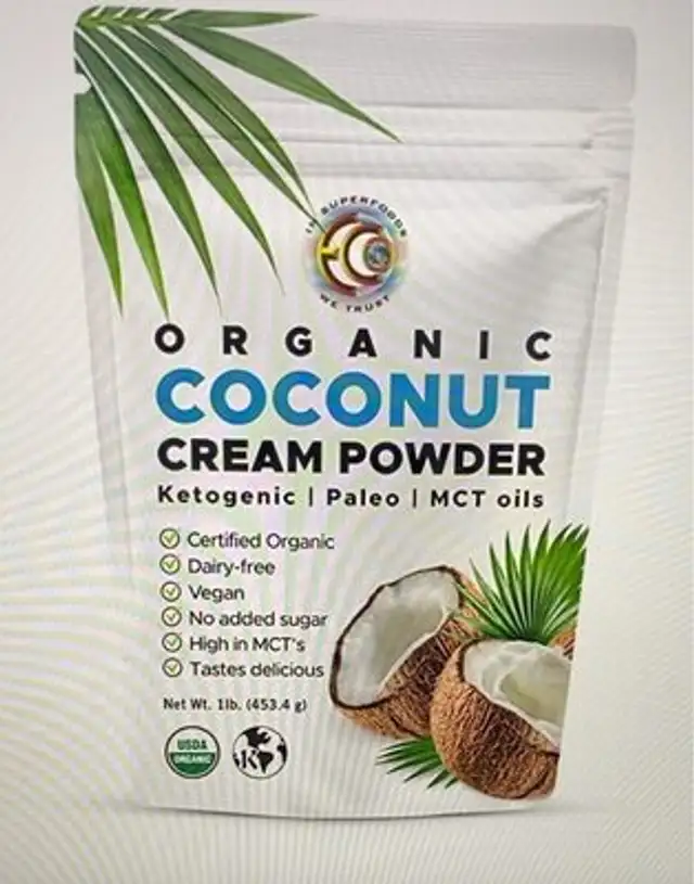 Organic coconut cream