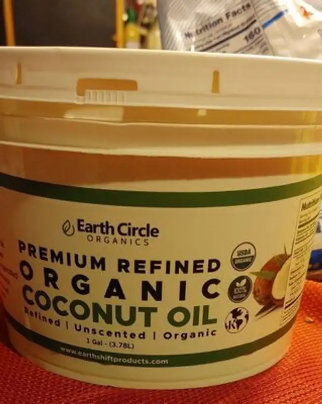 Organic coconut oil