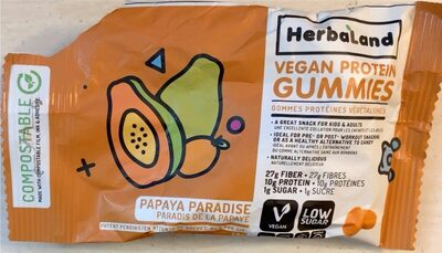 Vegan Protein Gummies: Papaya Paradise