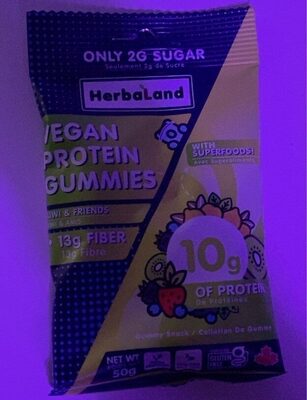 Vegan Protein Gummies: Wild Berry