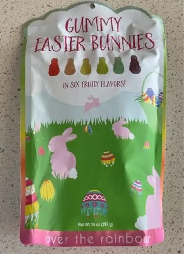 Gummy easter bunnies