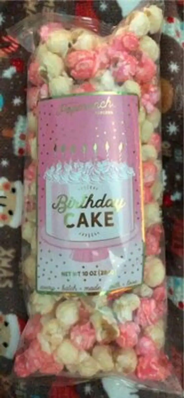 Birthday cake popcorn
