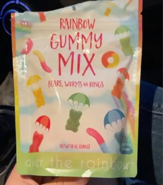 Rainbow gummy mix