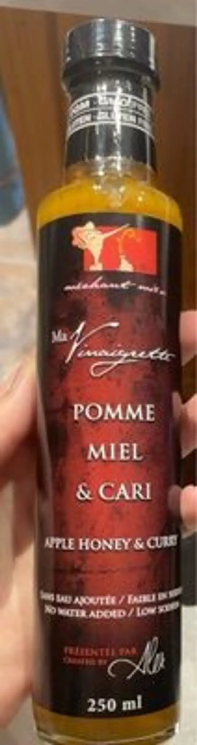 Ma vinaigrette pomme miel & cari