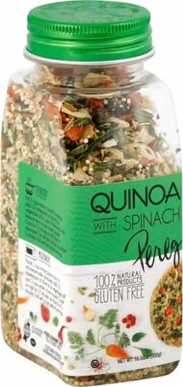 Quinoa with spinach