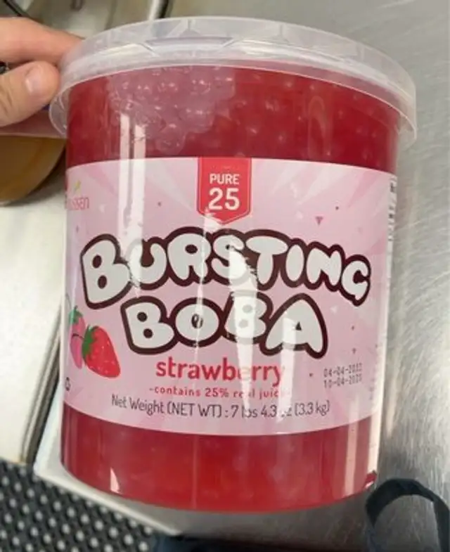 Bursting boba