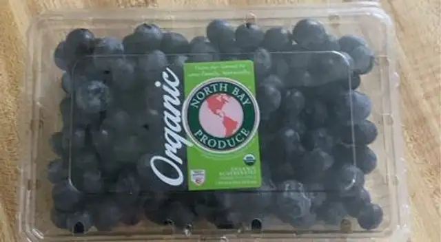 Organic blueberries