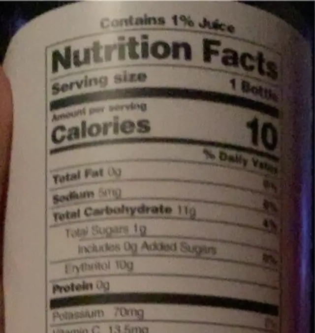 Dominica dragon passion fruit nutrition facts table