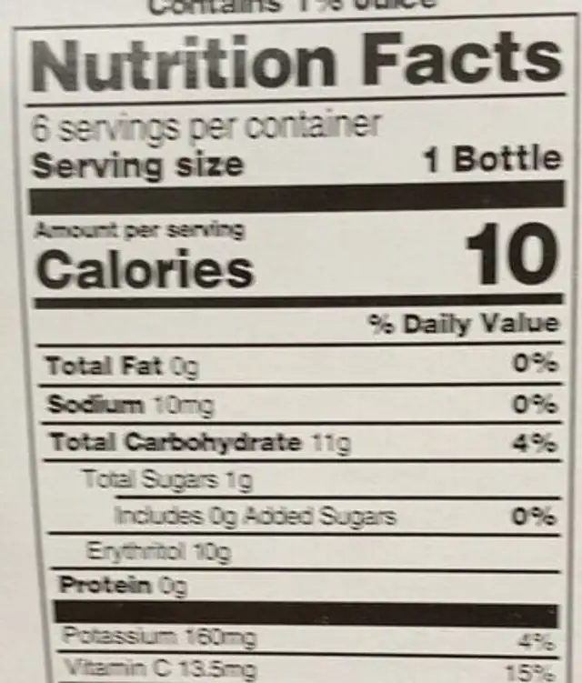 Zambia bing cherry nutrition facts table