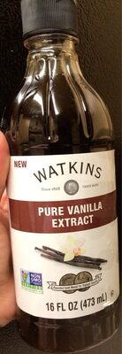 Pure Vanilla Extract with Madagascar Vanilla Beans front packaging