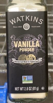 Vanilla Powder front packaging