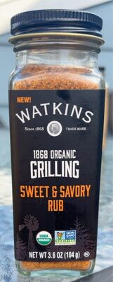 1868 Organic Grilling Sweet & Savory Rub