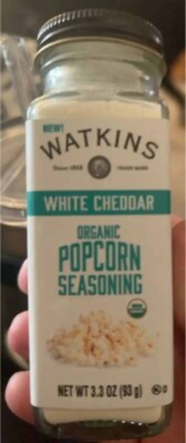 White Cheddar organic popcorn seasoning