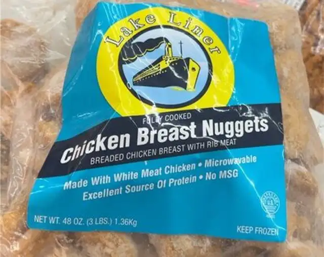 Lake liner chicken nuggets