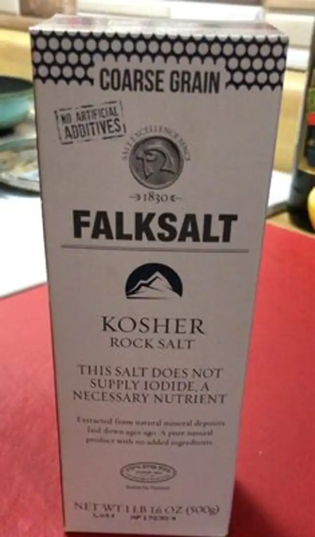 Kosher rock salt