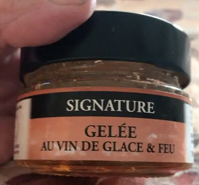 Gelée au vin de glace &feu