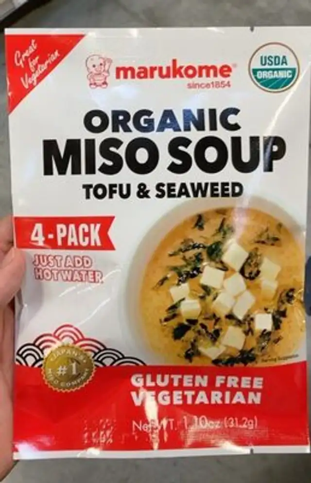 Organic miso soup