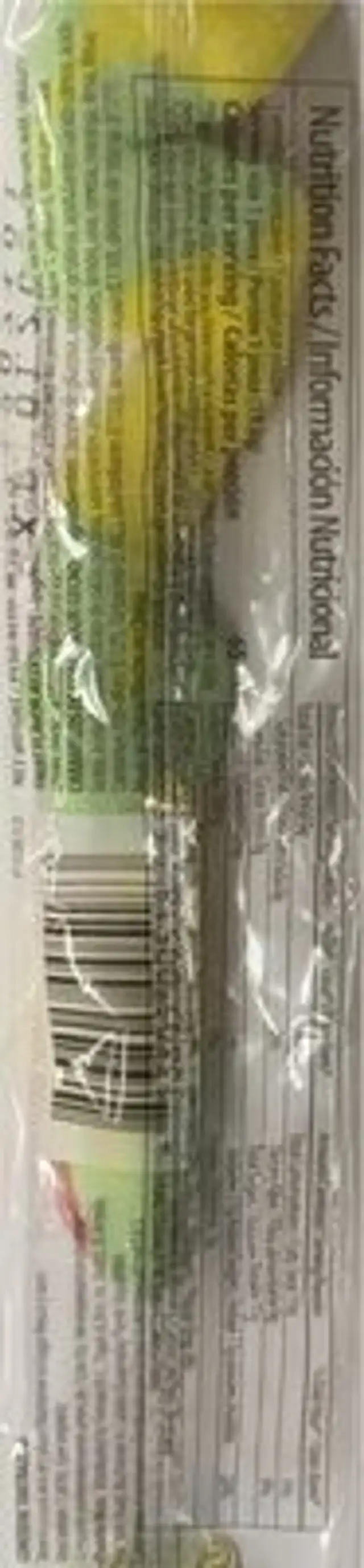 Sour gecko nutrition facts table