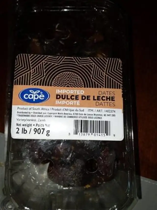 Dattes importées Dulce De Leche Cape