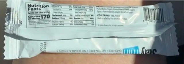 Stay thin nutrition facts table