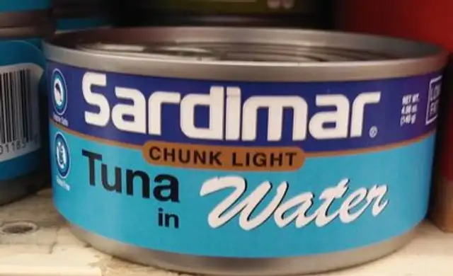Tuna in water