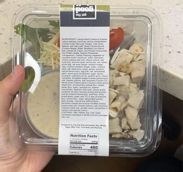 Chicken ceasar salad