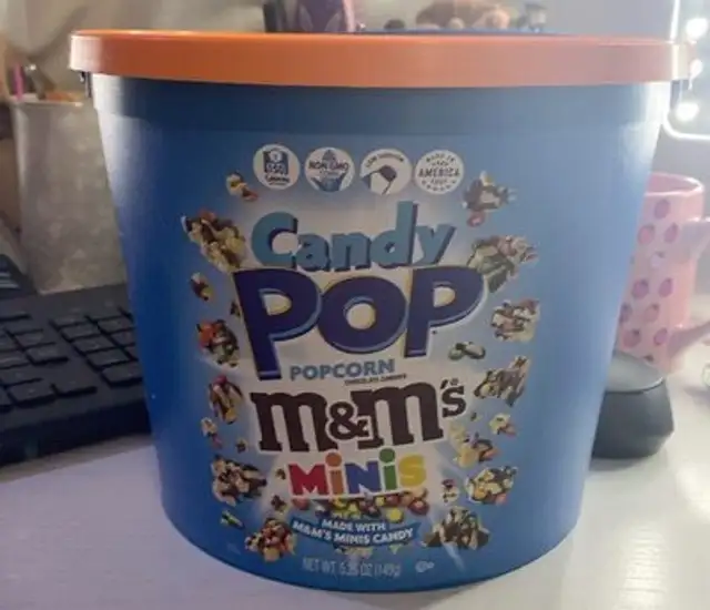 M&M mini popcorn