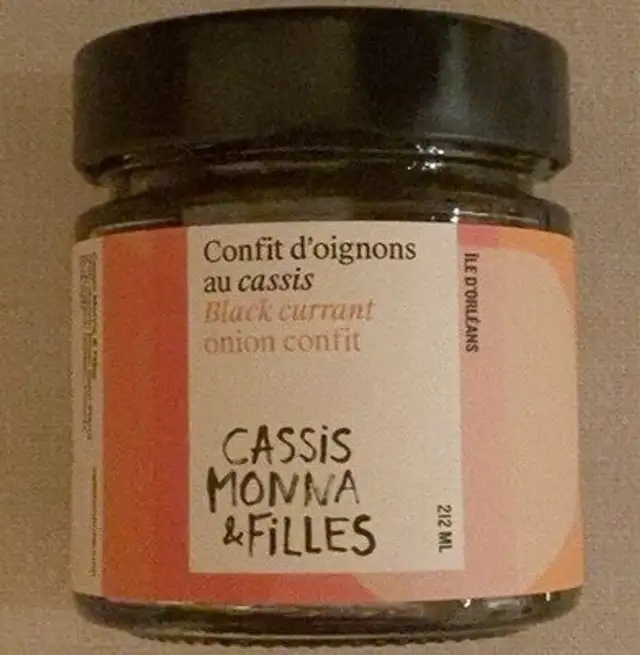 Confit d’oignons au cassis