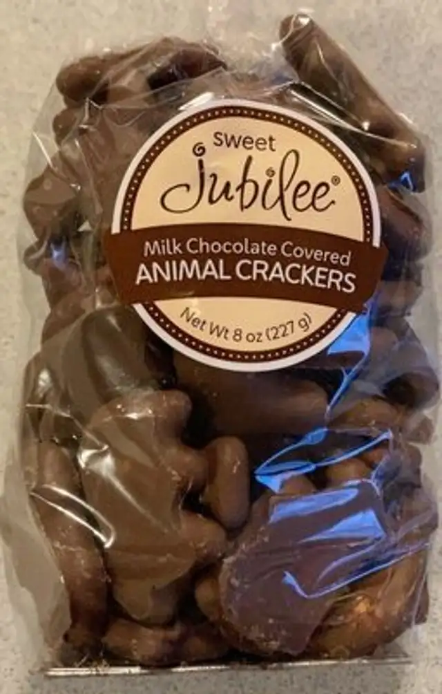 Milk Chocolate Covered Animal Crackers