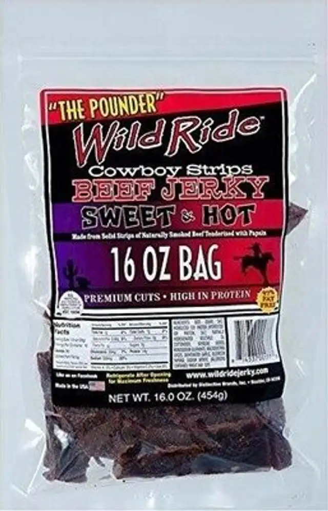 Beef jerky cowboy strips