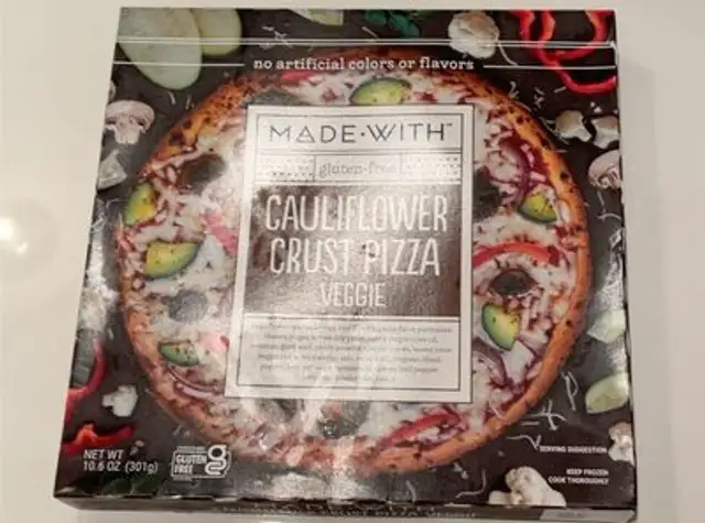 Cauliflower Crust Pizza Veggie