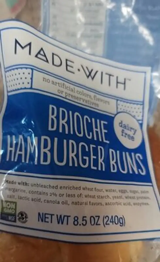 Broche hamburger buns