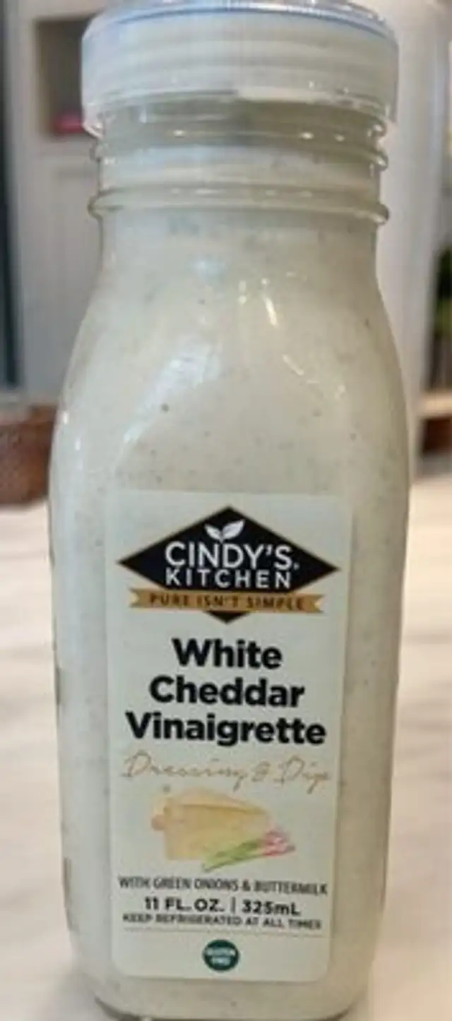 White cheddar vinaigrette