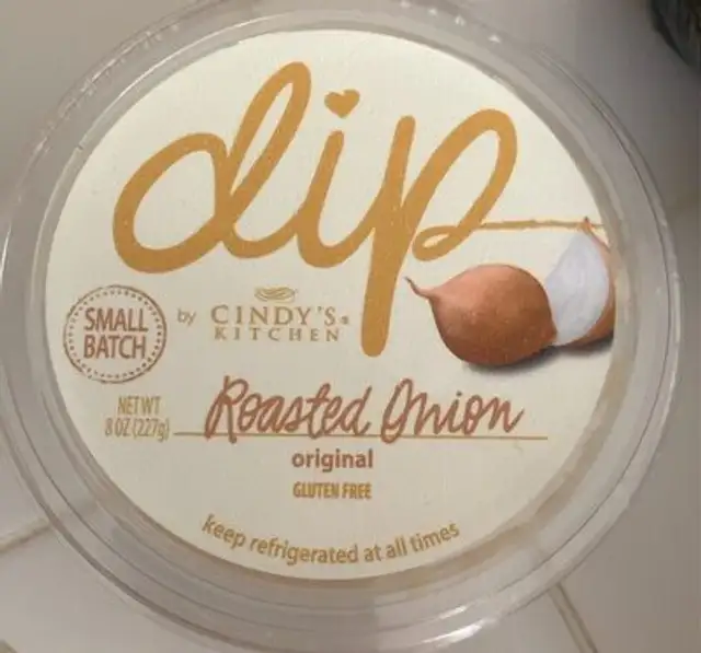 Roasted onion dip
