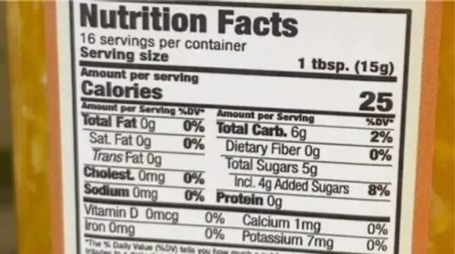 Mango coconut and pepper ultimate cooking sauce nutrition facts table