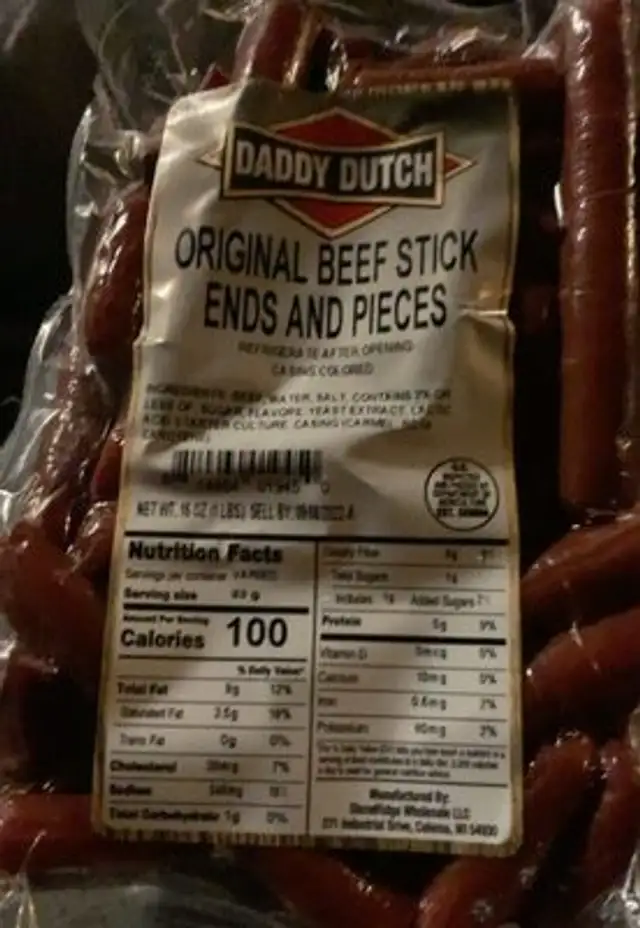 Original beef stick ends and pieces