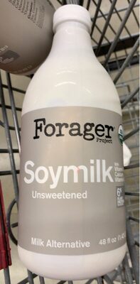 Soy milk front packaging