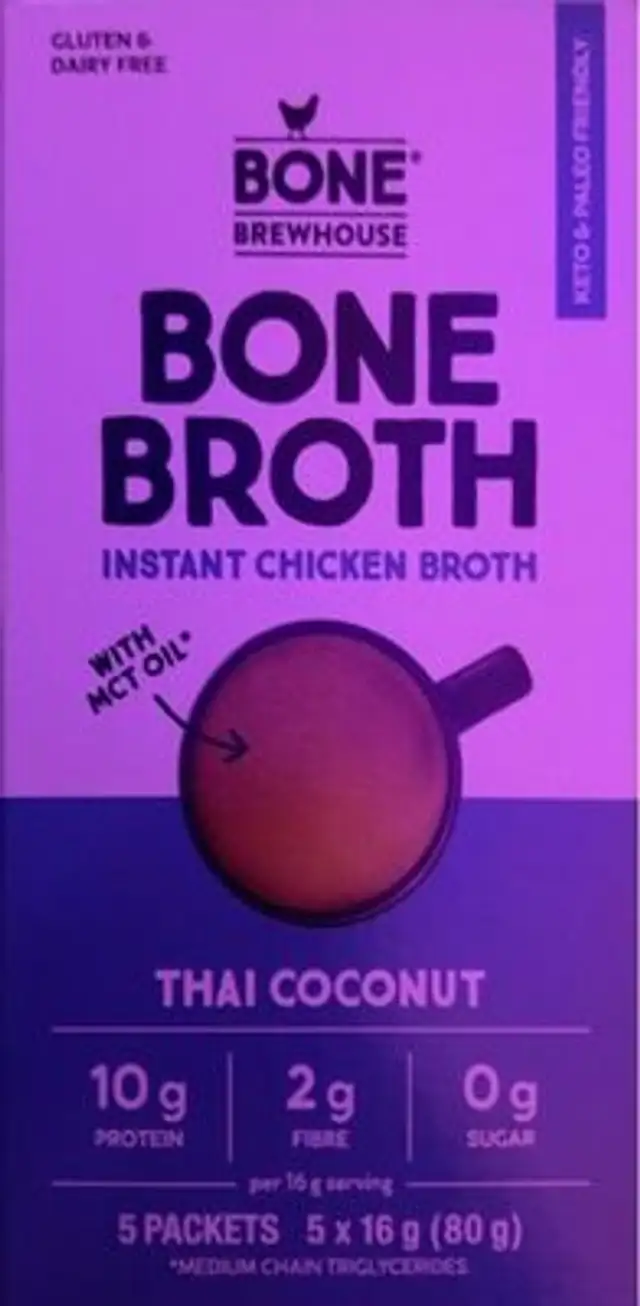 Bone Broth Instant Chicken Broth Thai Coconut