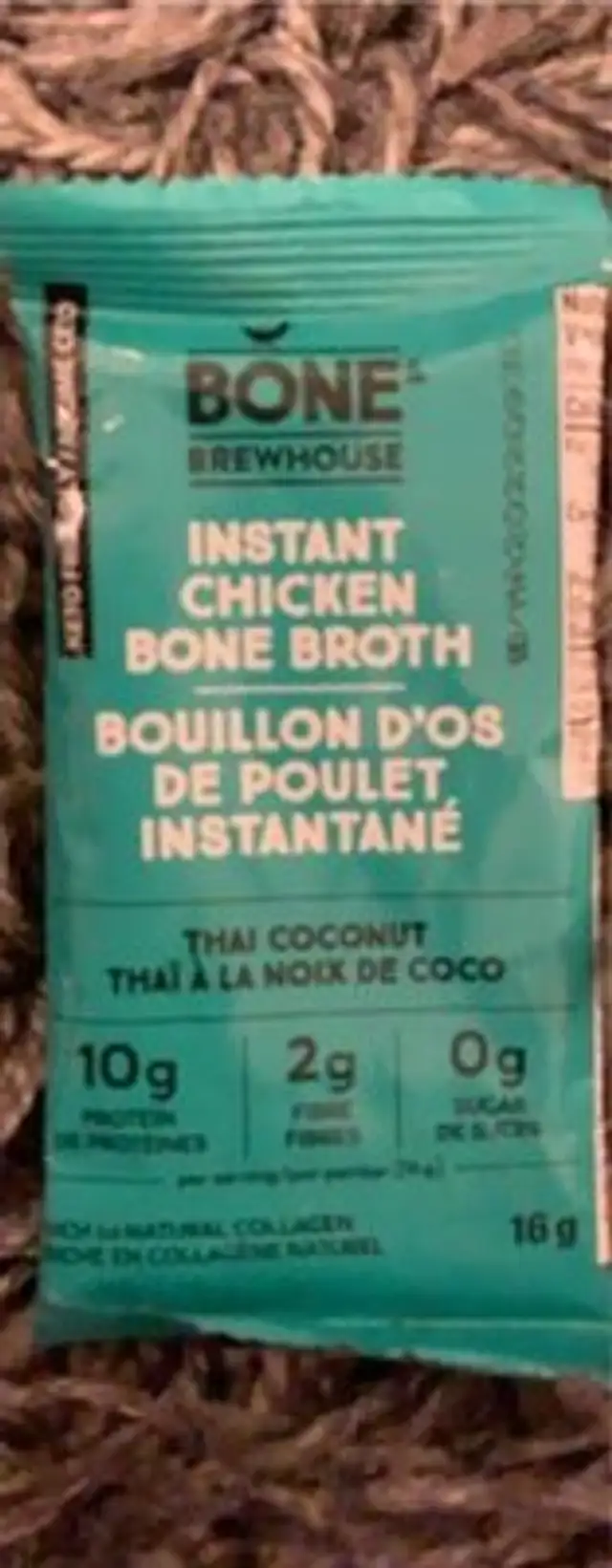 Bouillon d’os de poulet instantané
