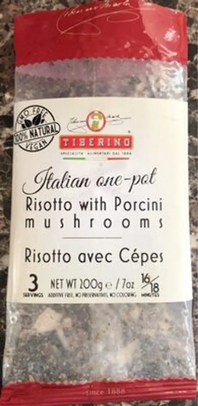 Italian one-pot Risotto with Porcini mushrooms