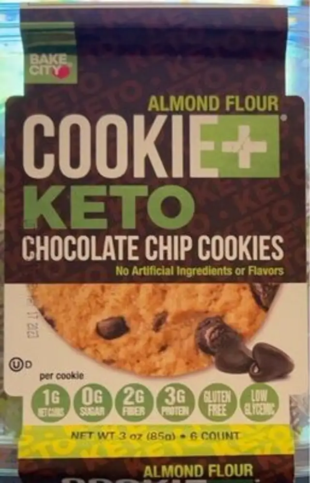 Cookie + keto chocolate chip cookie