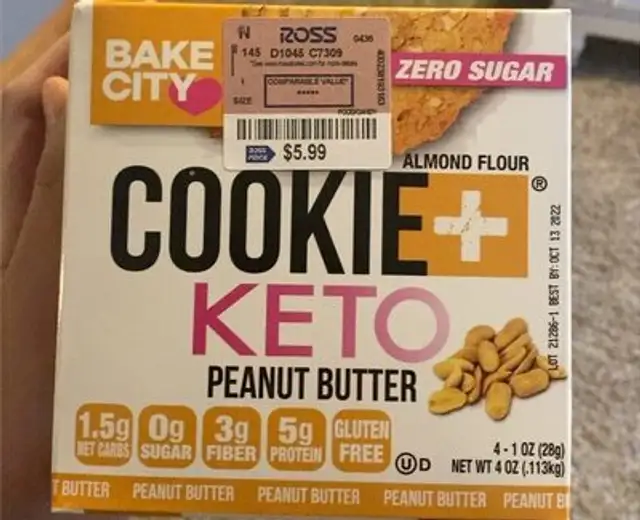 cookie keto peanut butter