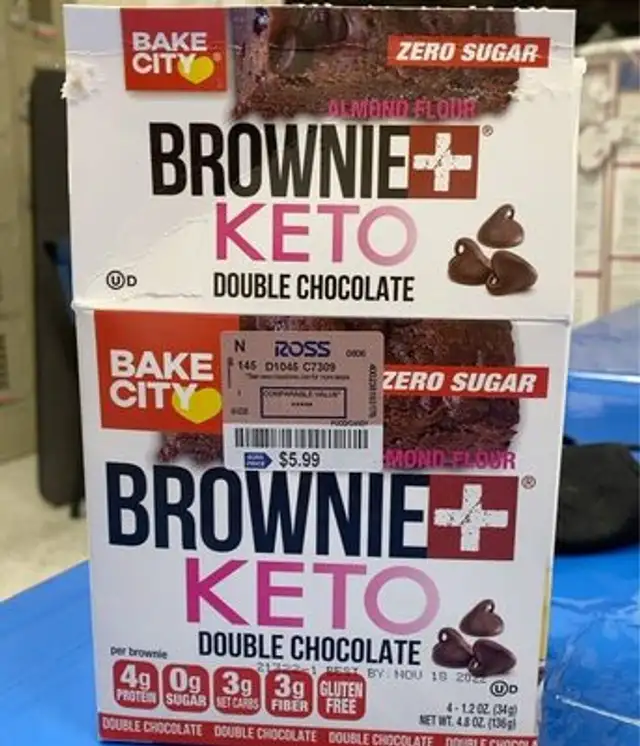 Almond Flour Brownie Keto Double Chocolate
