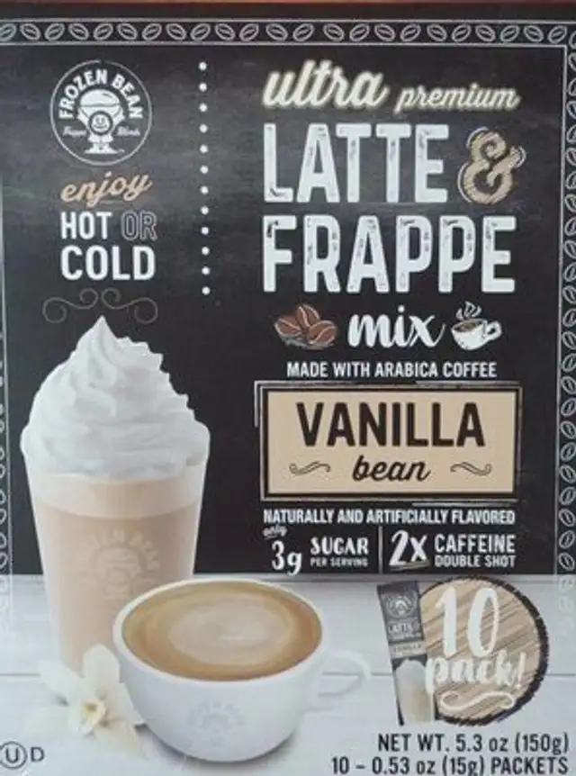Ultra premium Latte and Frappe mix Vanilla Bean