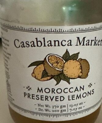 Moroccan Preserved Lemons, Whole