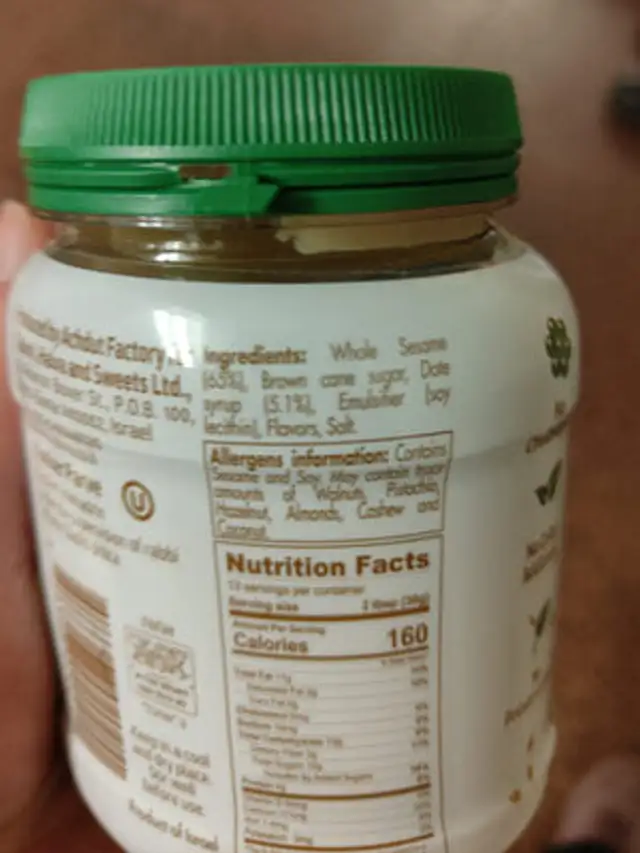Unknown ingredients label